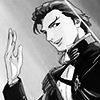 omnipotent: Black and white shot of Treize waving (Is that not our mission in this life?)