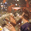mixtapestar: (qaf brian/justin kiss dancing)