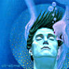 ot_atma: the face of Valentine Michael Smith underwater, as depicted on a cover of Heinlein's Stranger in a Strange Land (valentine michael)