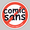 rosefox: A circle-and-slash NO sign over the words "comic sans". (fonts)