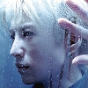 shinentai: gackt looking through rainy window (gackt blue)