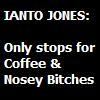 pixel: Ianto Jones: Only stops for coffee & nosey bitches. (Torchwood) (torchwood: ianto only stops)