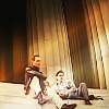cathexys: XMFC: Charles and Erik on Lincoln Memorial steps (charles/erik (by megan moonlight))