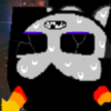 manyblinkinglights: Upside-down Equius on a field of stars. (mbl)