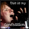 girlpearl: patrick stump singing with lyrics "this is my confession" (my confession)
