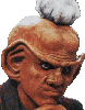 ext_3468: Quark with a tribble on his head (Thinking)