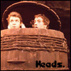 pocketmouse: Rosencrantz and Guildenstern are Dead: the two of them in a giant barrel (heads)