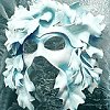 pocketmouse: White decorative mask (winter_mask)