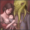 whymzycal: A family portrait with Cthulhu as the dad (Cthulhu family portrait)