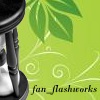 china_shop: Green background with swirls and the edge of an hourglass (fan_flashworks green shoots)
