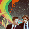 beet: (SPN- S&D rainbows & ties)
