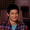 skyward_eyes: Harry Shum Jr as Mike Chang in Glee (*Someone Said Hi To Squall (Laughing))