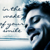 james: (spn dean blue smile)