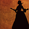 such_heights: silhouette of eliza hamilton from the broadway musical (h: eliza [shadow])