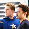 medie: Steve and Tony side by side in the Avengers (mcu - avengers - thanks dad he's perf)