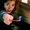 ct: Hermione beginning to cast a spell. (HP: hermione)