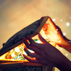 elaineofshalott: Hands opening a shadowed box, with glowy things floating out. (pandora's box)