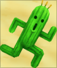 stealth_noodle: A Cactuar running to the right. (cactuar)