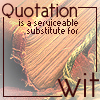 coraa: (quotation sub for wit)