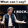coraa: (han rocks)