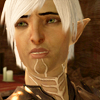 lassarina: Fenris from Dragon Age 2, looking off with a sad expression. (Fenris has a sad)