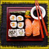 princess: sushi tray (perfect food)