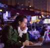 grammarwoman: Lin-Manuel Miranda in Hamilton costume on a laptop (Hamilton laptop)