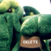 elfin: image: plushie cthulhu with delete key (cthulhu.delete)