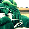 elfin: image: plushie cthulhu with ipod (cthulhu.ipod)