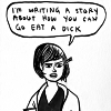 miarrow: http://www.harkavagrant.com/index.php?id=313 (Hark! : Writing a story about you eating)