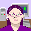 acelightning: cartoon me in front of desktop computer (at computer)