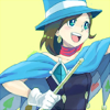wrightstuff: Trucy in full magician clothes, smiling broadly. (Trucy - happy)