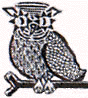 tetsab: Drawing of an owl on a branch (owl)