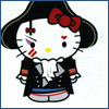 sherrineko: Hello Kitty as Adam Ant (Adam Ant - Kitty)