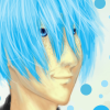 ex_we935: a young man with olive skin, freckles & blue hair. (yavari - me)