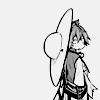 reprizesal: (Looks back - behind the big big hat)