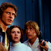 falconing: ( luke ), ( leia ) (golden trio bitches)