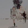 elaminator: (Star Wars: TFA - Rey/Finn (run))