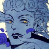 digiorno: icon by me; art by pixiv #11542752 (♛ chopped up with a knife)