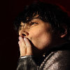 akamine_chan: Gerard Way blowing a kiss wearing a knight's costume (MCR - Geeway - Knight Kiss)