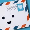 goss: Kawaii envelope with stamp (Mail!)