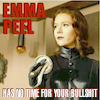 solarbird: I made this! From a photo. (emma peel)