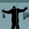 exceptfebruary: A shadowed, unlit calendar man looks surprised regardless (ironically gets no dates)