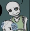 antitemporal: Sans-Serif trying to make conversation with S-4 as he heals him (Trying his best)