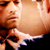 kijikun: (Dean and Cas with the tie by boxedcut)