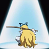 surskitty: Flonne holding a katana (true practice of stealth)